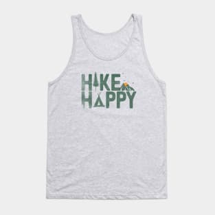 Hike Happy Camper Hiker Hiking Tank Top